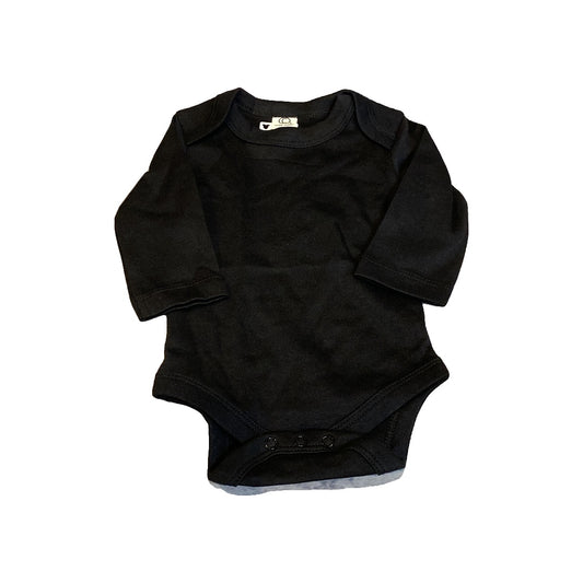 Colored Organics Unisex Black Onesie Size: 0-3 months Black