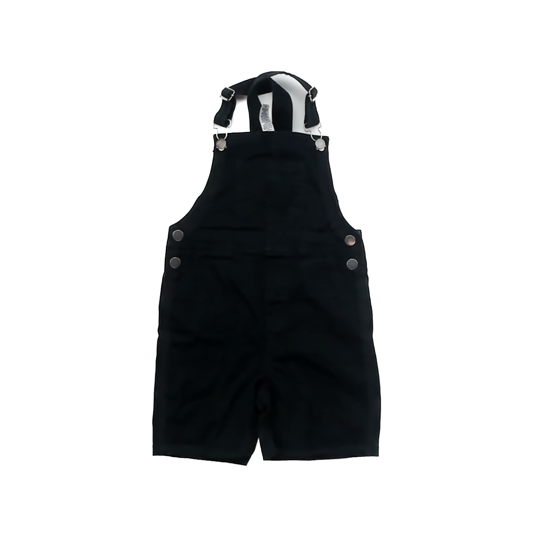 BP Girls Black Overall Shorts Size: 6 Years Black