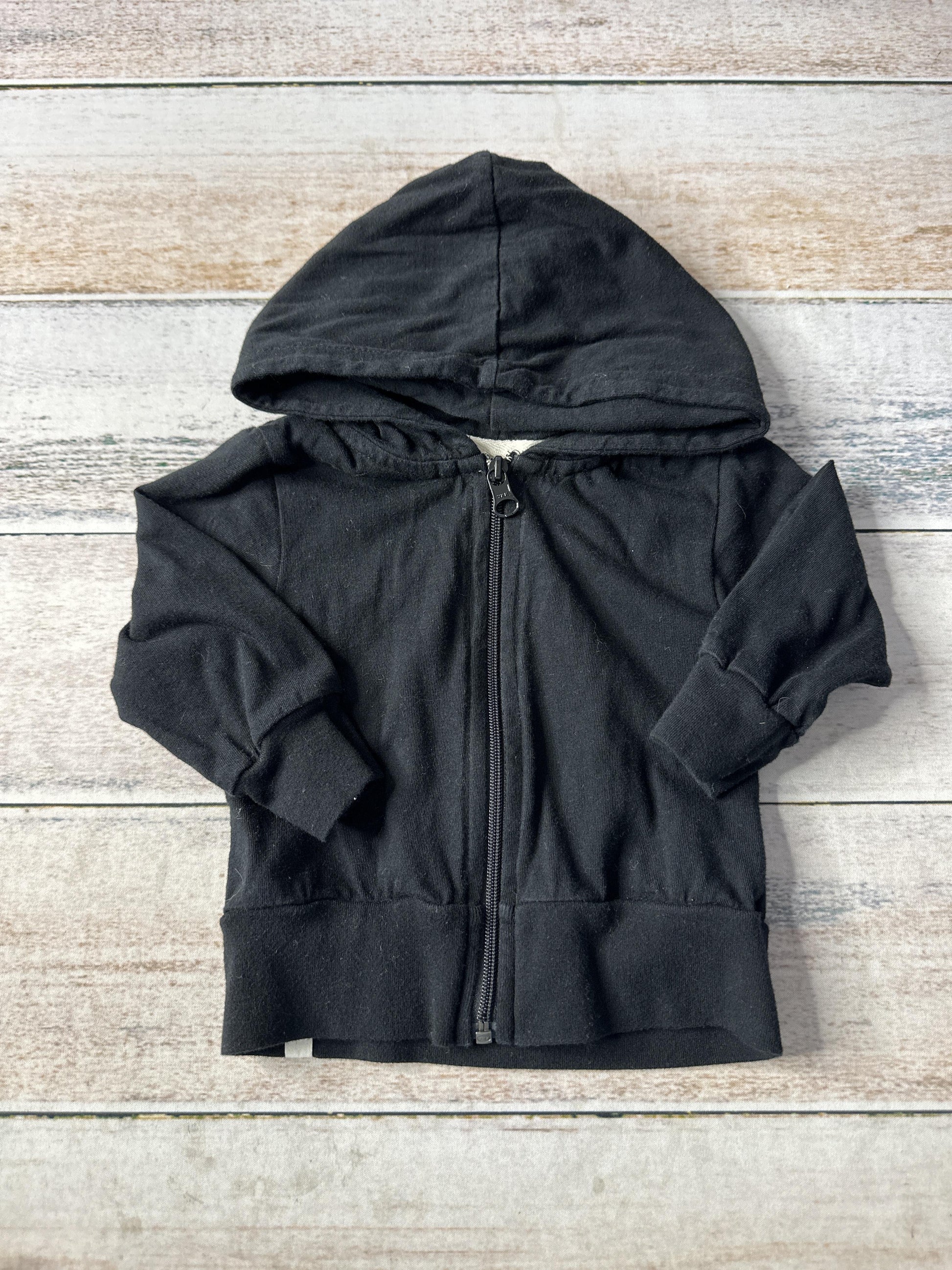 mini mioche Unisex Black Jacket Size: 6-12 months Black