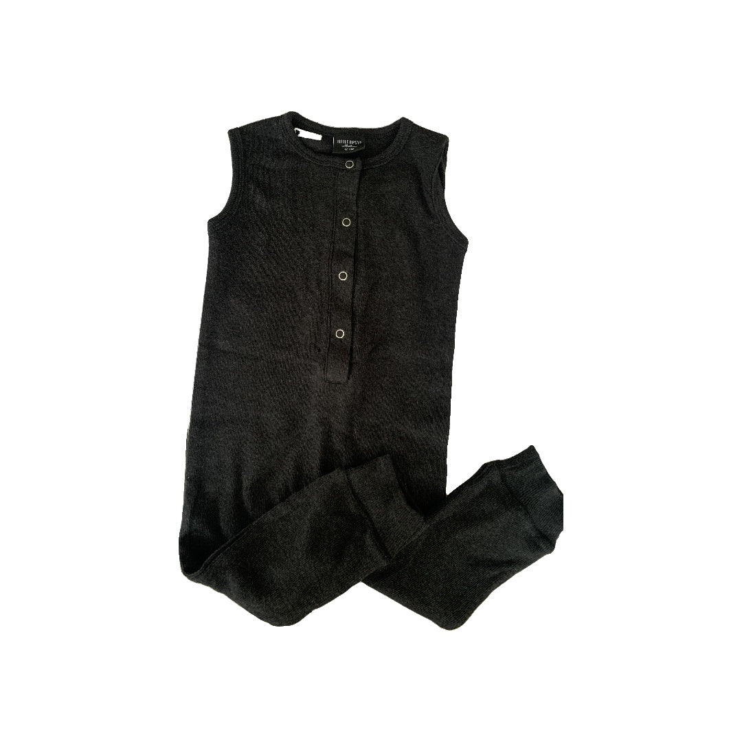 Little Bipsy Boys Black Romper Size: 12-18 months Black