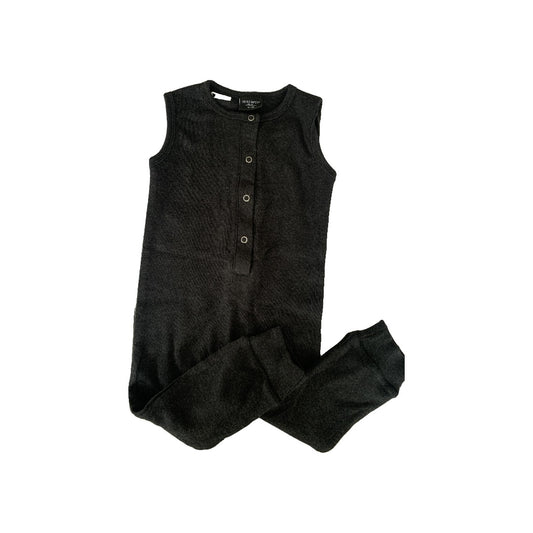 Little Bipsy Boys Black Romper Size: 12-18 months Black