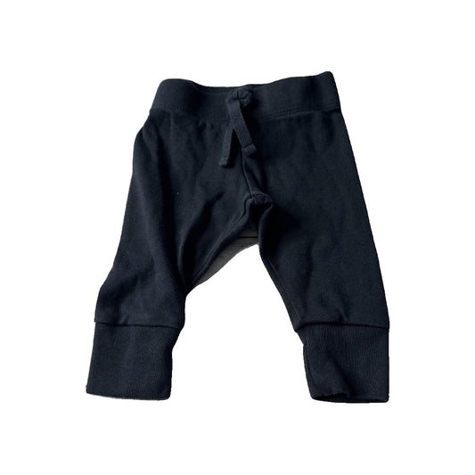 Colored Organics Unisex Black Pants Size: 0-3 months Black