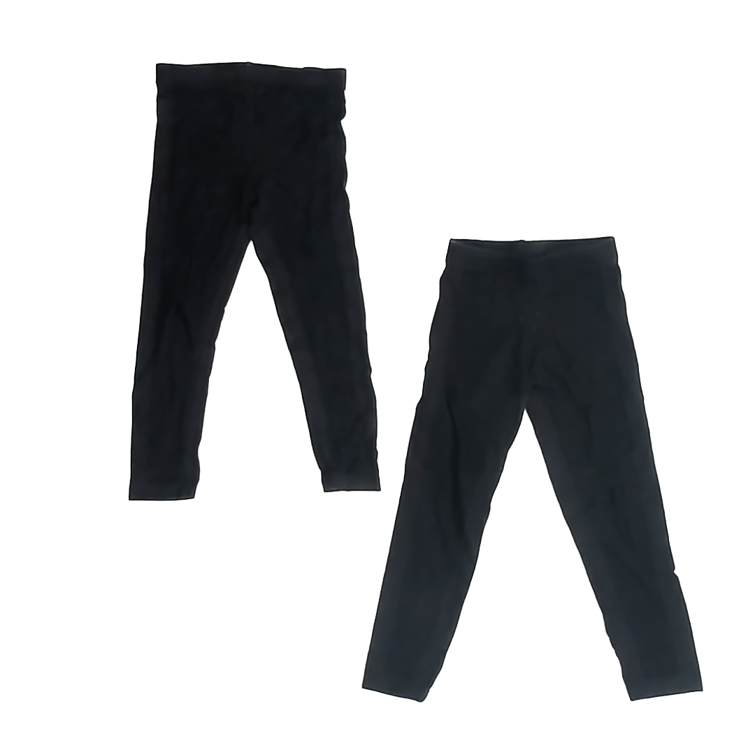 Children's Place Girls Black Leggings Size: 4T Black