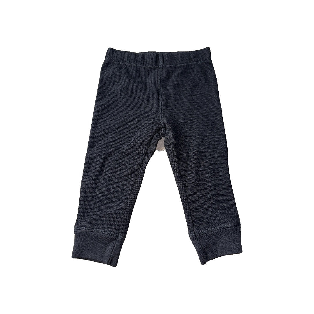 Leveret Unisex Black Pants Size: 9 months Black