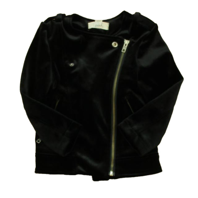 Peek Girls Black Jacket Size: 2-3T