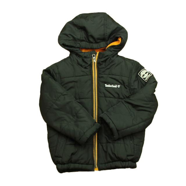 Timberland Boys Black Winter Coat Size: 4T