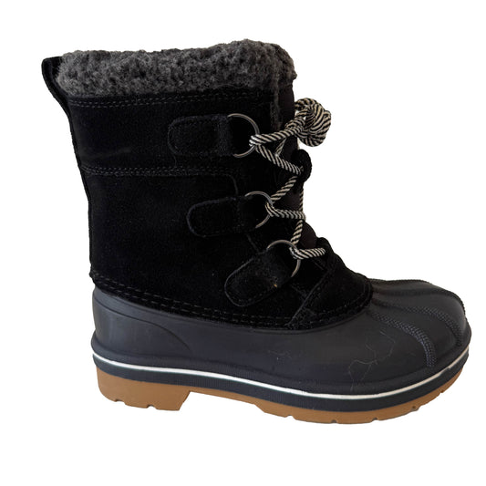 Cat & Jack Boys Black Boots Size: 13 Toddler Black