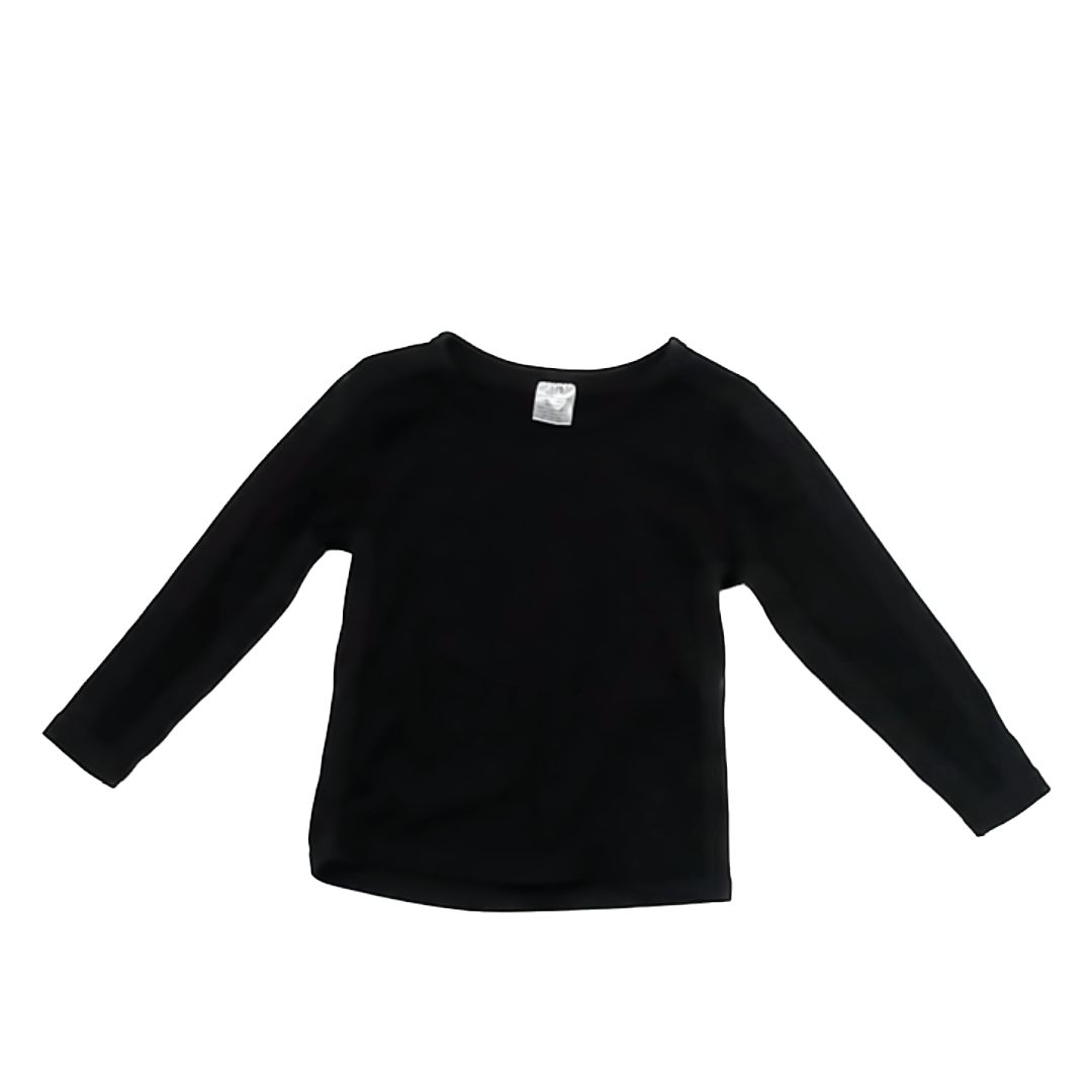Unknown Girls Black Long Sleeve Shirt Size: 110 (5T) Black