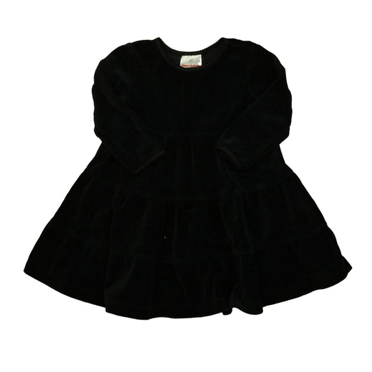 Hanna Andersson Girls Black Dress Size: 18-24 Months Black