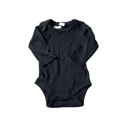 Colored Organics Unisex Black Onesie Size: 0-3 months Black