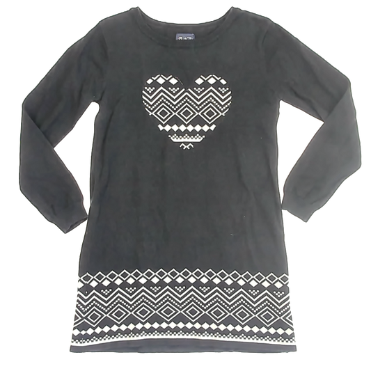 Children's Place Girls Black Sweater Dress Size: 16 Years Black