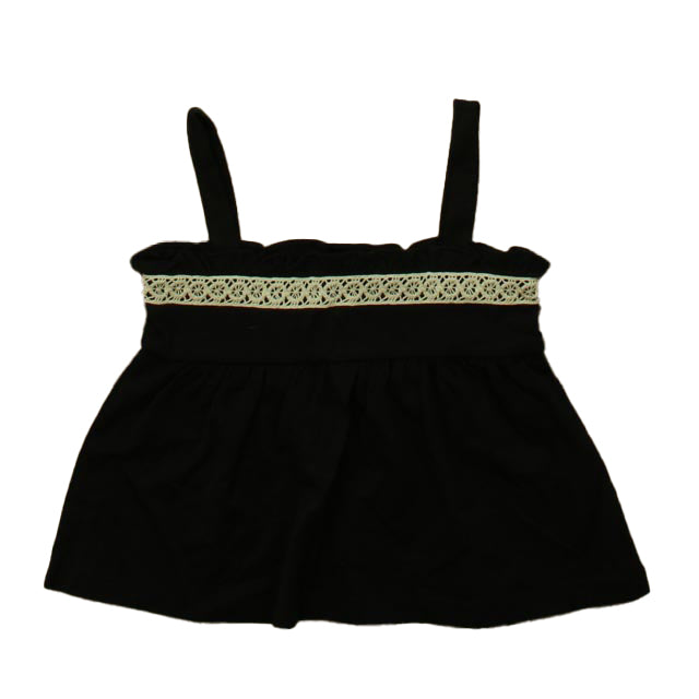 Janie and Jack Girls Black Tank Top Size: 3T Black