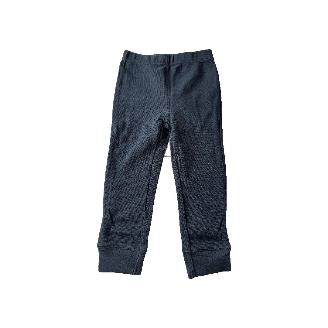 Leveret Unisex Black Pants Size: 24 months Black