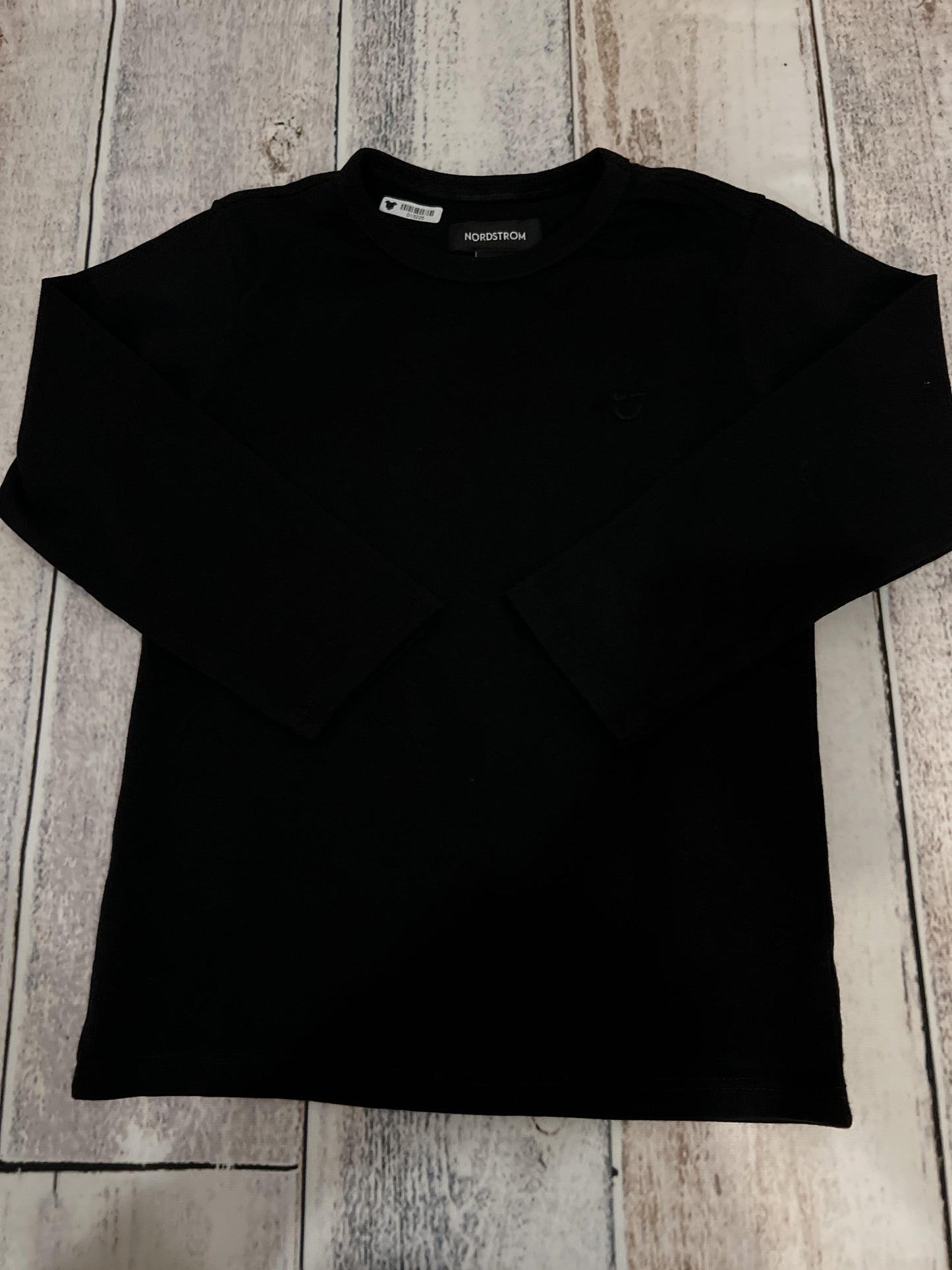 Nordstrom Boys Black Long Sleeve Shirt Size: 3T Black