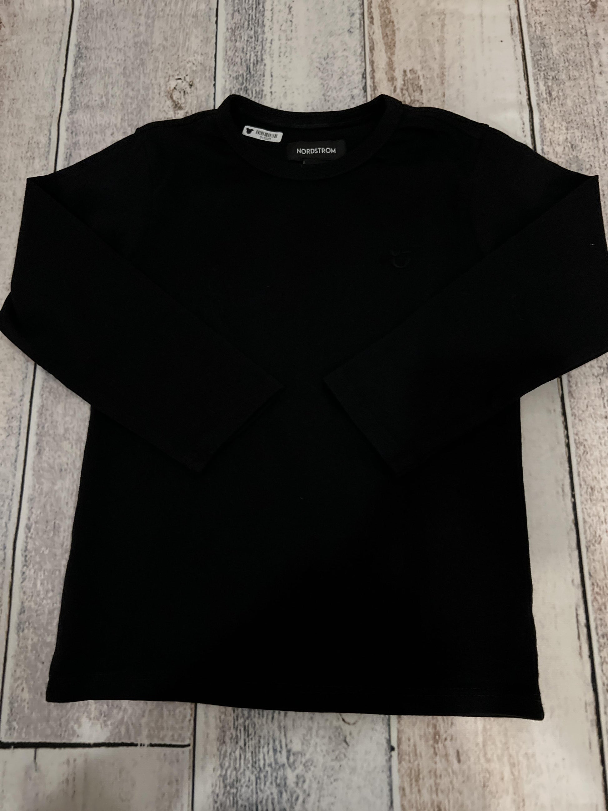 Nordstrom Boys Black Long Sleeve Shirt Size: 3T Black