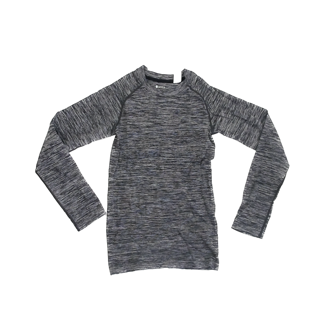 Zella Girls Black Athletic Top Size: 7-8 Years Black