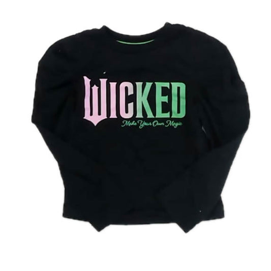 Wicked Girls Black Long Sleeve T-Shirt Size: 3T Black