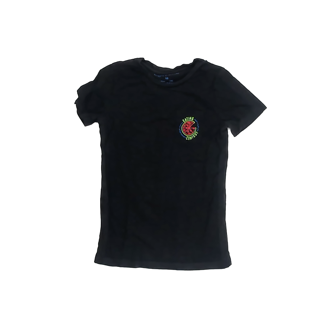 Rockets Of Awesome Boys Black T-Shirt Size: 10 Years Black