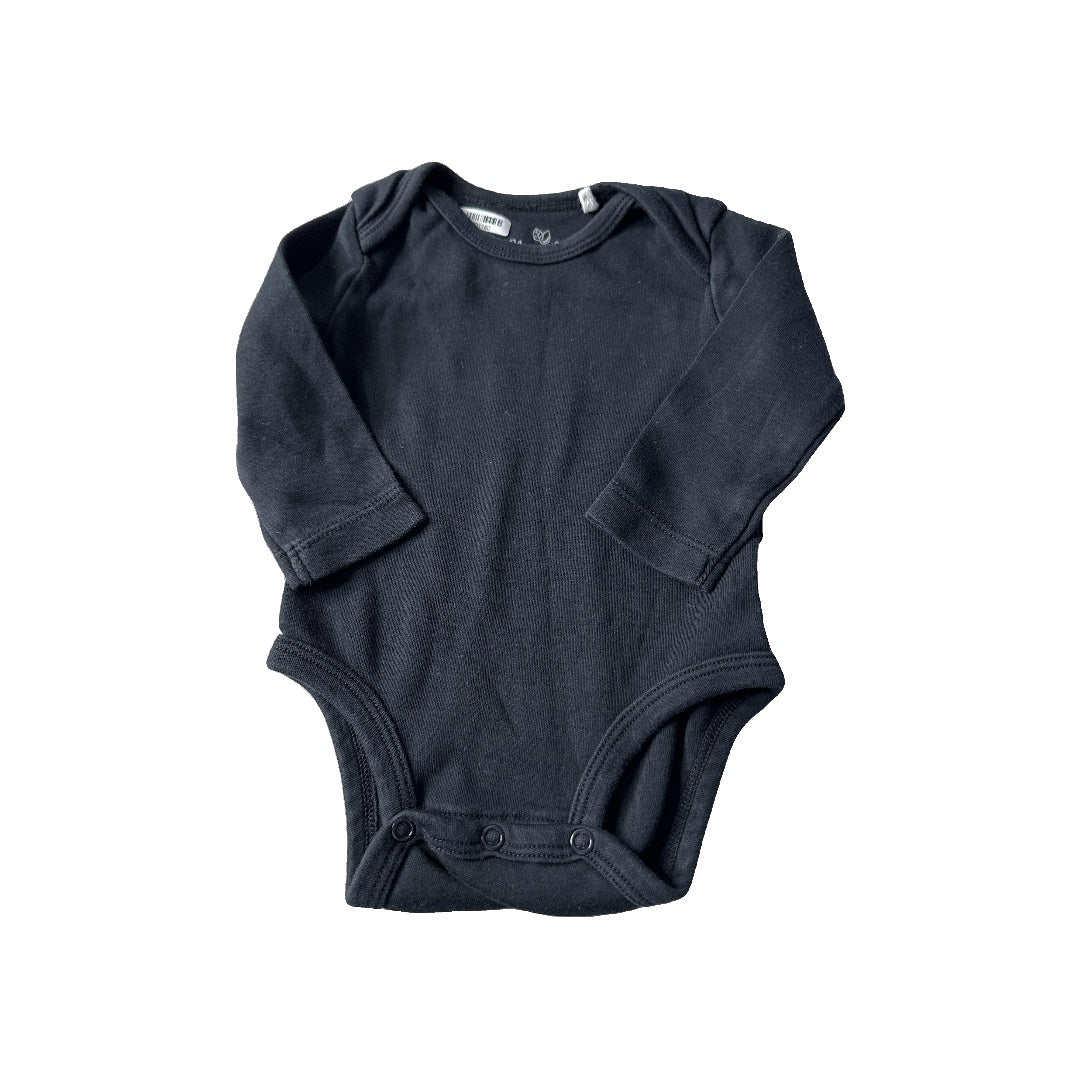 Hanna Andersson Unisex Black Onesie Size: 0-3 months Black