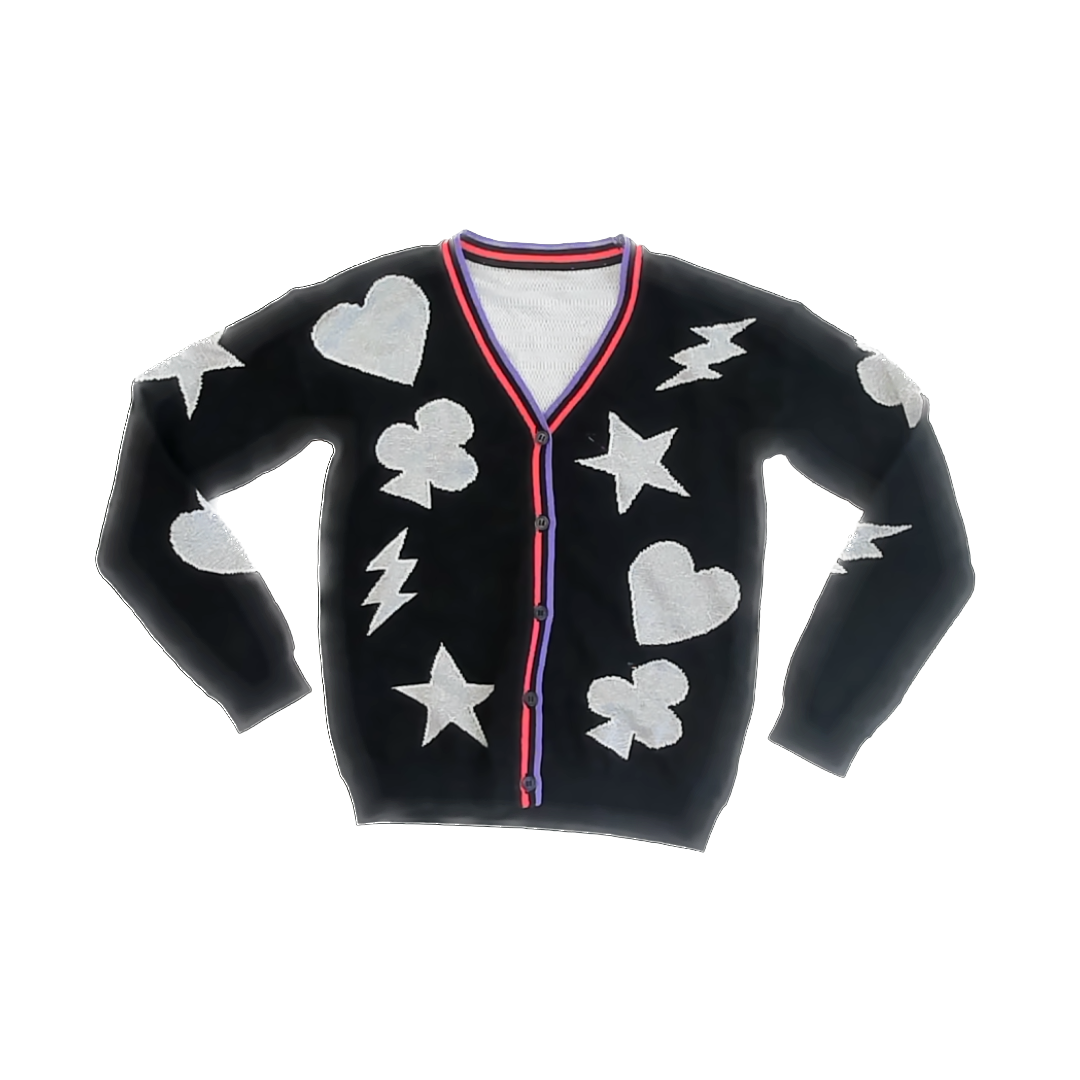 Unknown Girls Black Cardigan Size: *7-8 Years Black
