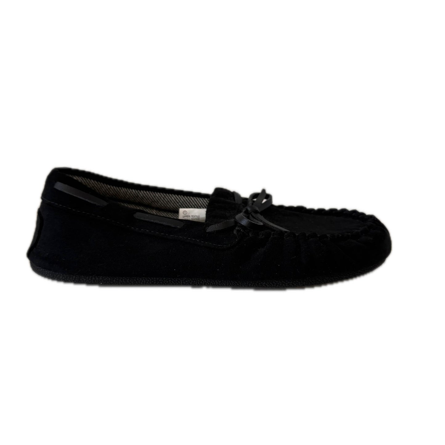Unknown Brand Girls Black Slippers Size: 1 Youth Black