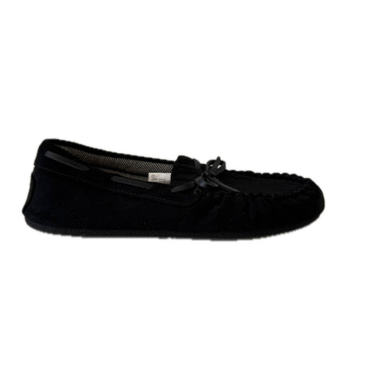 Unknown Brand Girls Black Slippers Size: 1 Youth Black