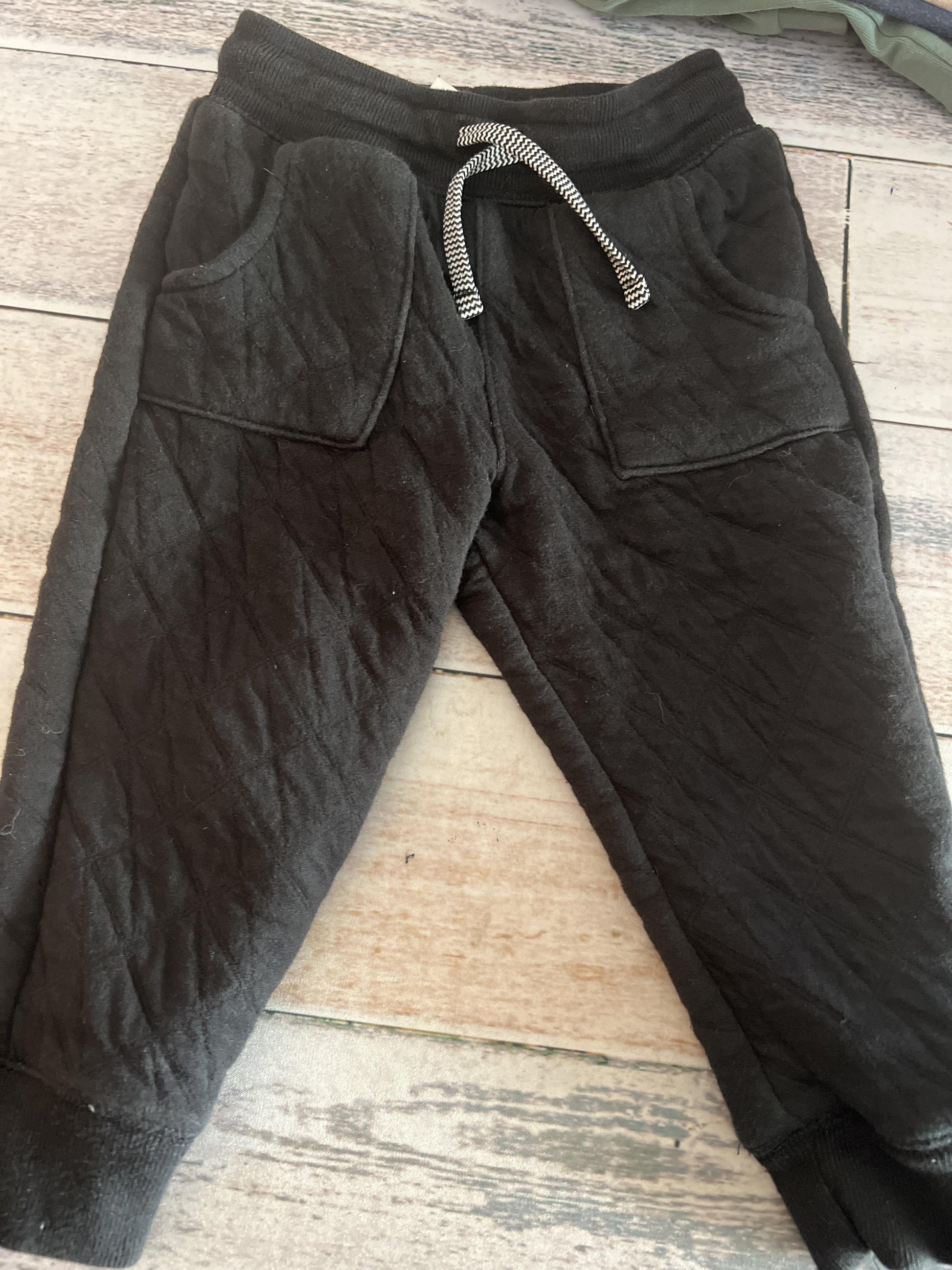 Cat & Jack Unisex Black Pants Size: 2T Black