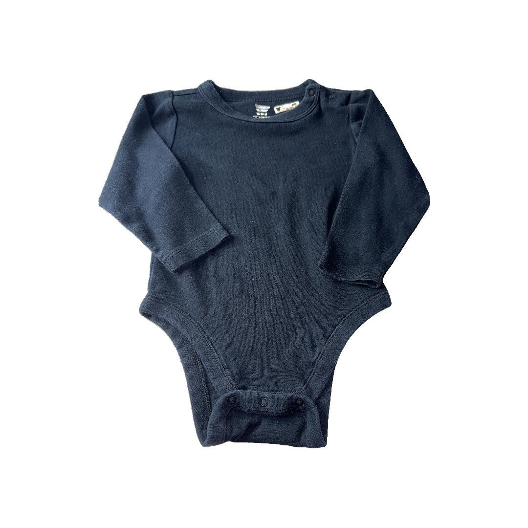 Old Navy Boys Black Onesie Size: 18-24 months Black
