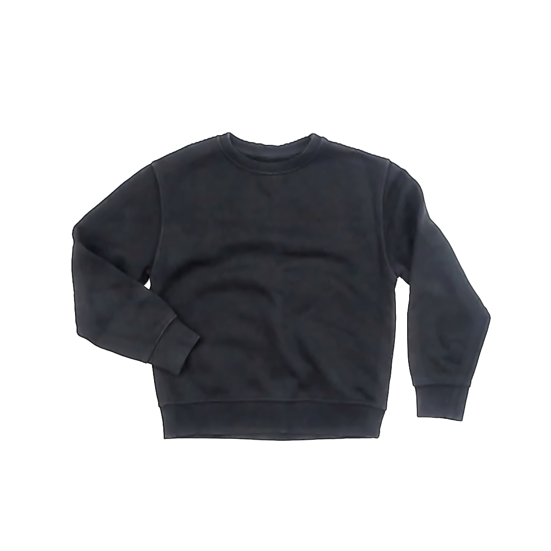 Zara Unisex Black Sweatshirt Size: 7 Black