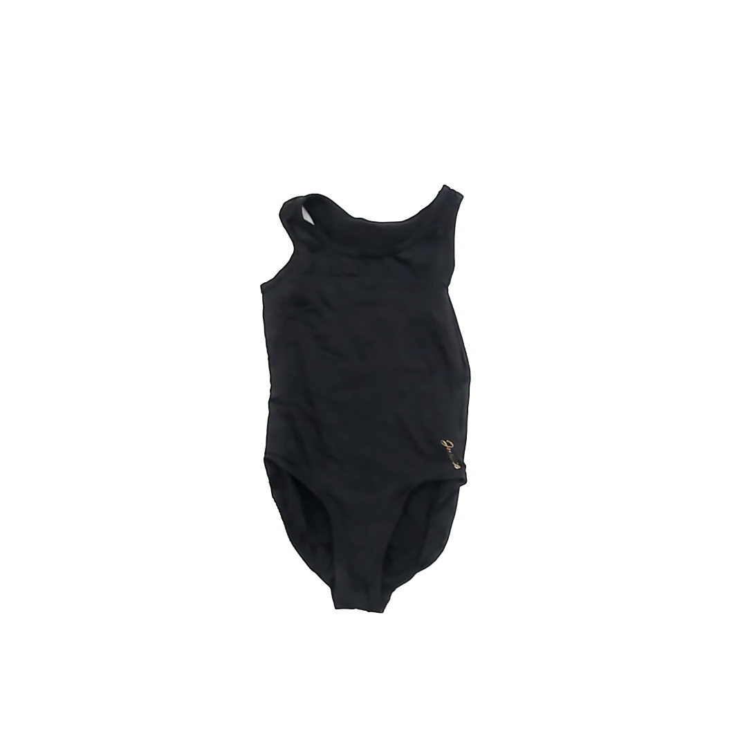 Justice Girls Black Leotard Size: 5-6 Years Black