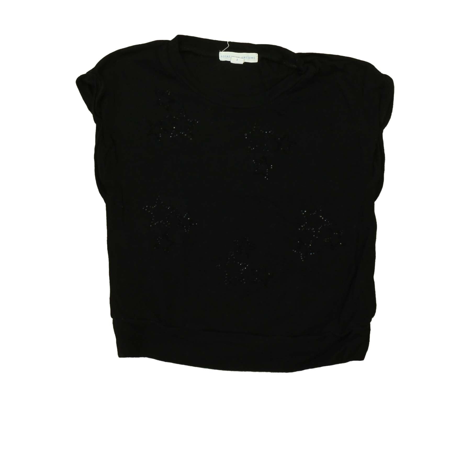 Rockets Of Awesome Girls Black T-Shirt Size: 3T Black