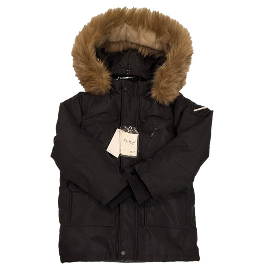 Xuebolai Boys Black Winter Coat Size: 8 Years Black