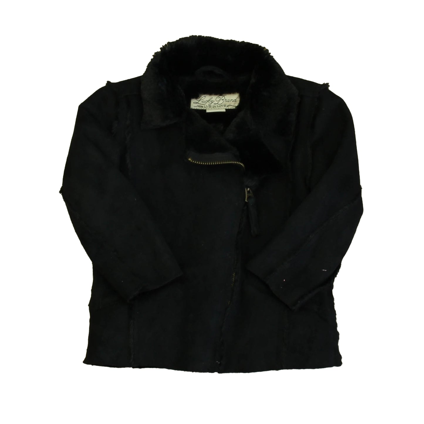 Lucky Brand Girls Black Jacket Size: 3T Black