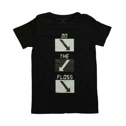 Rockets Of Awesome Boys Black T-Shirt Size: 12 Years Black