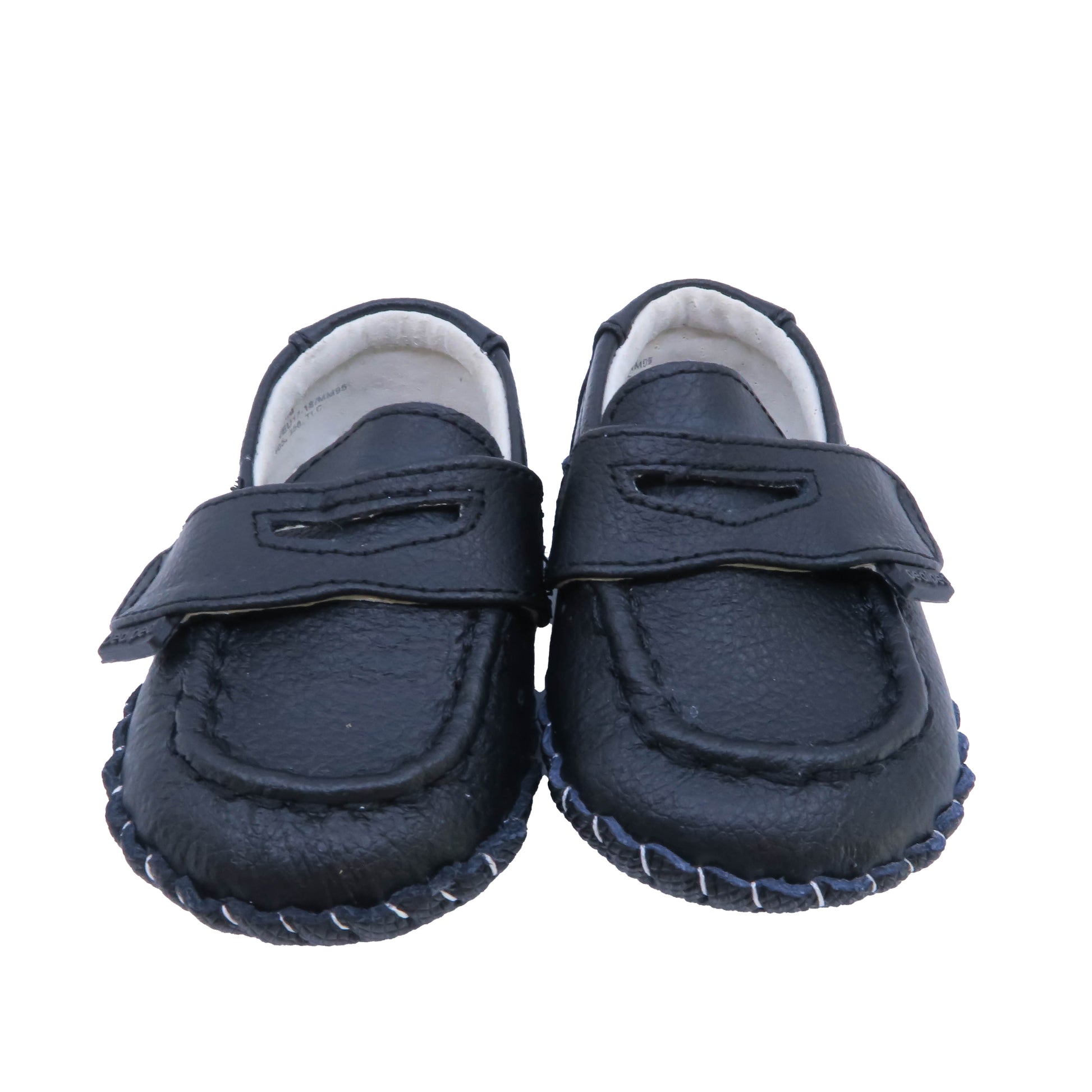 Pediped Boys Black Shoes Size: 0-6 Months Black
