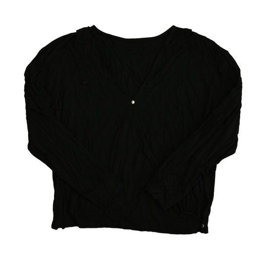 Of an Origin Girls Black Long Sleeve Shirt Size: Adult XS-XL Black