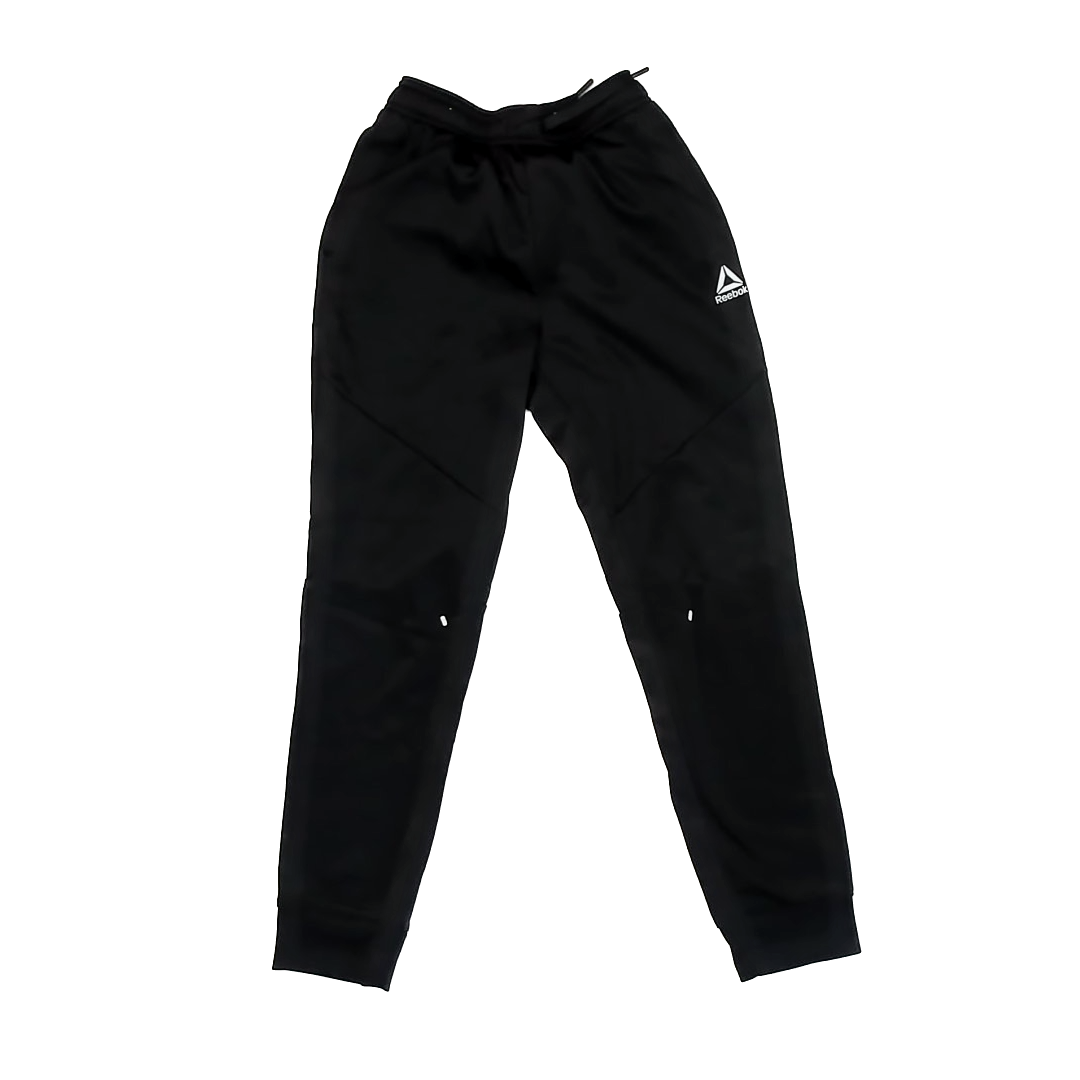 Reebok Boys Black Athletic Pants Size: 10-12 Years Black