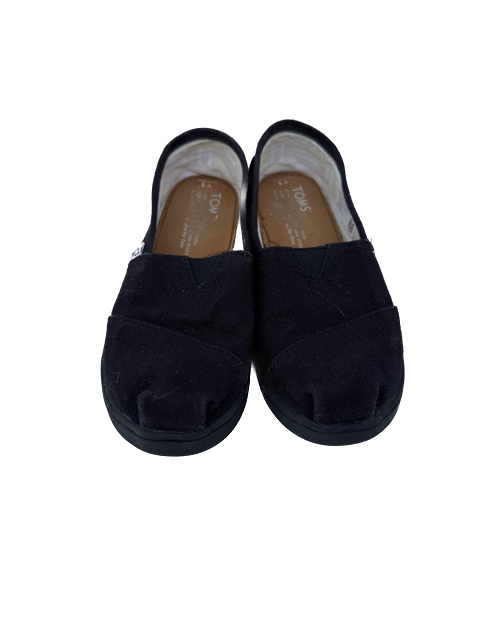 Toms Unisex Black Shoes Size: Youth 1 Black