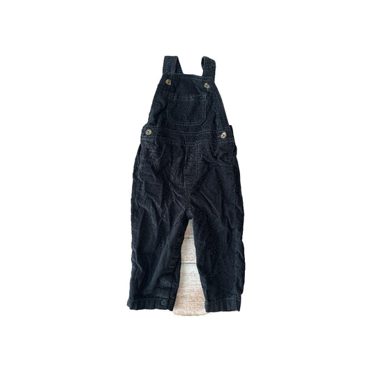 Carters Boys Black Overalls Size: 12 months Black