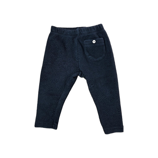 Zara Unisex Black Pants Size: 6-9 months Black