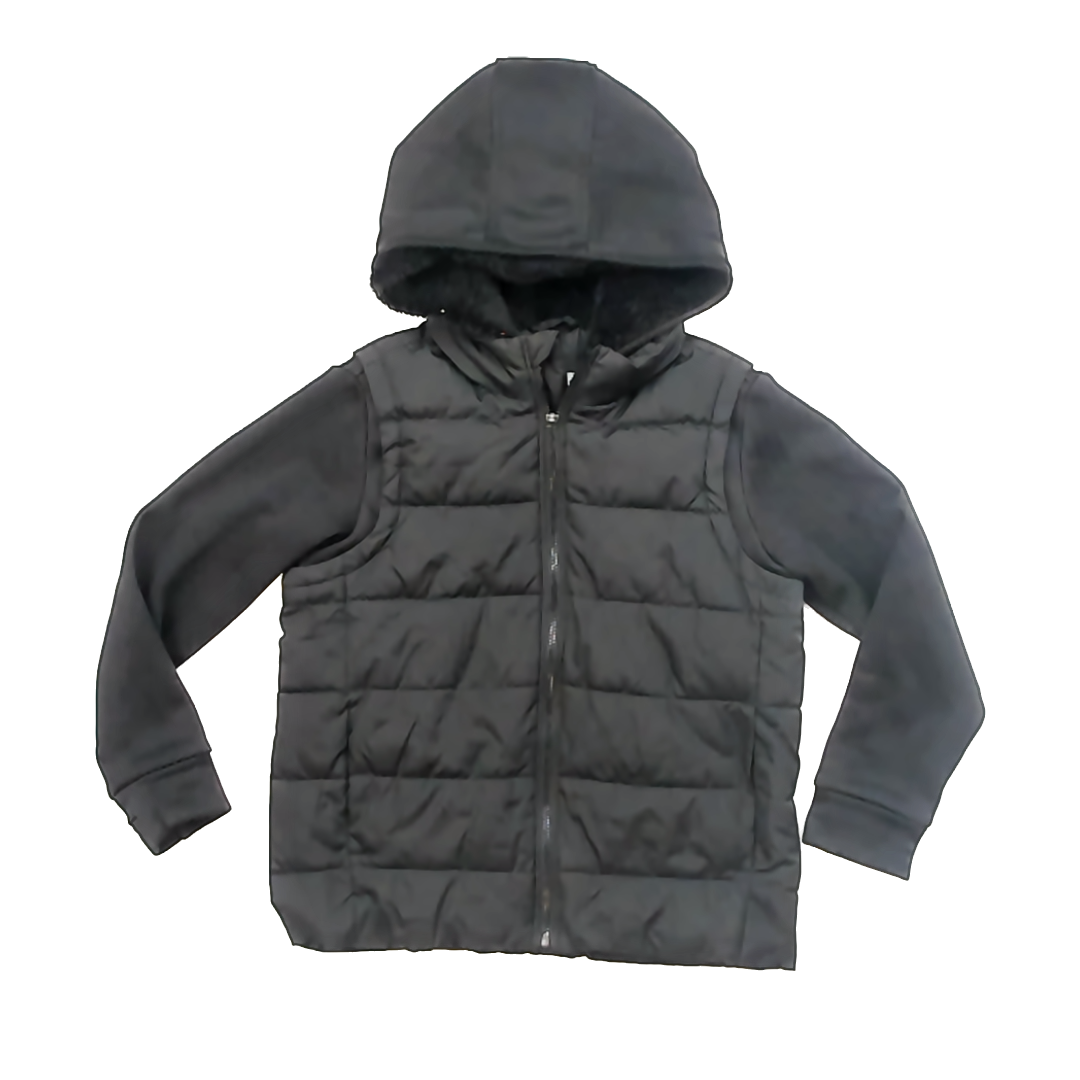 Old Navy Boys Black Jacket Size: 6-7 Years Black