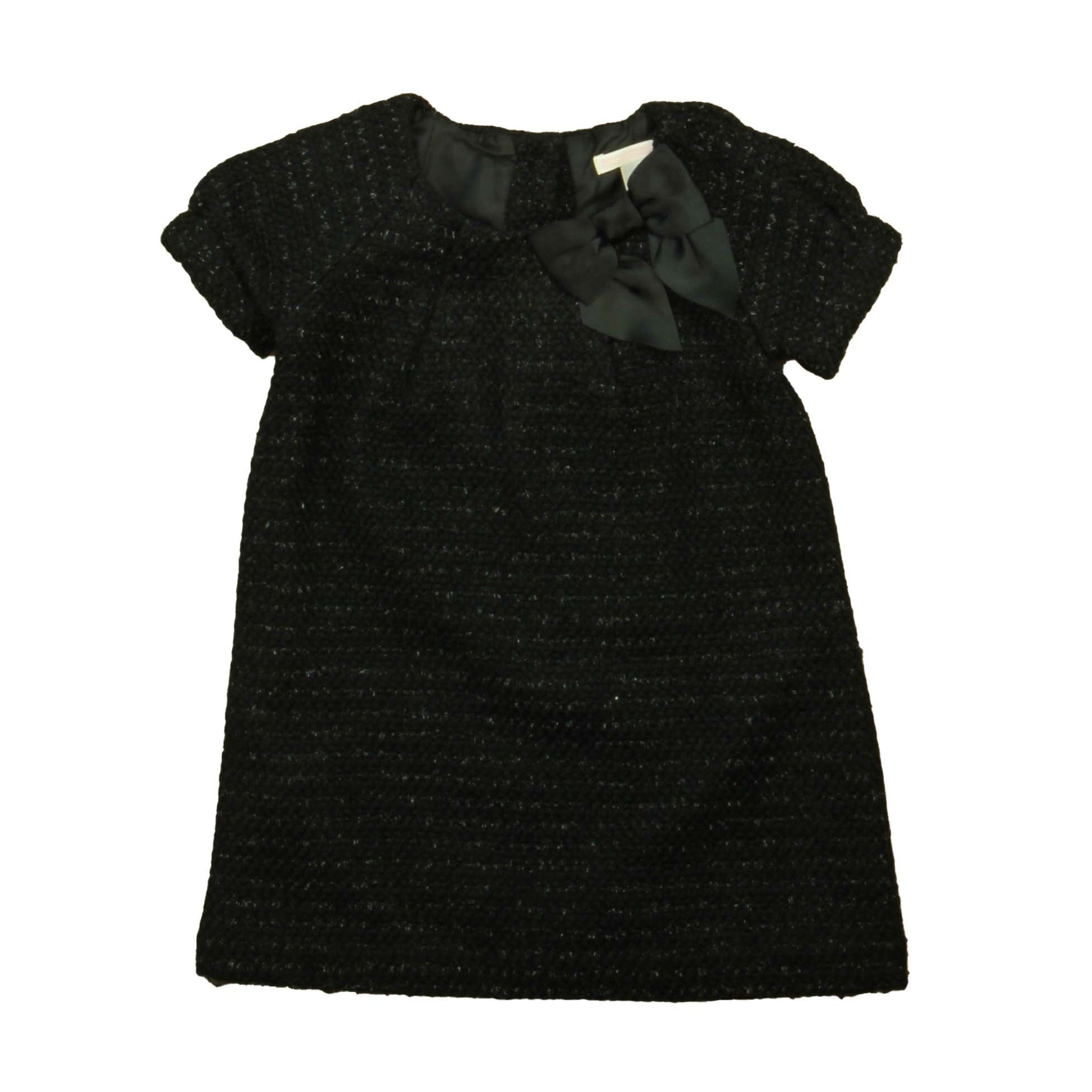 Janie and Jack Girls Black Dress Size: 2T Black