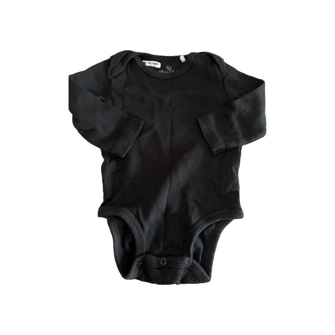 Oliver & Rain Boys Black Onesie Size: 6 months Black