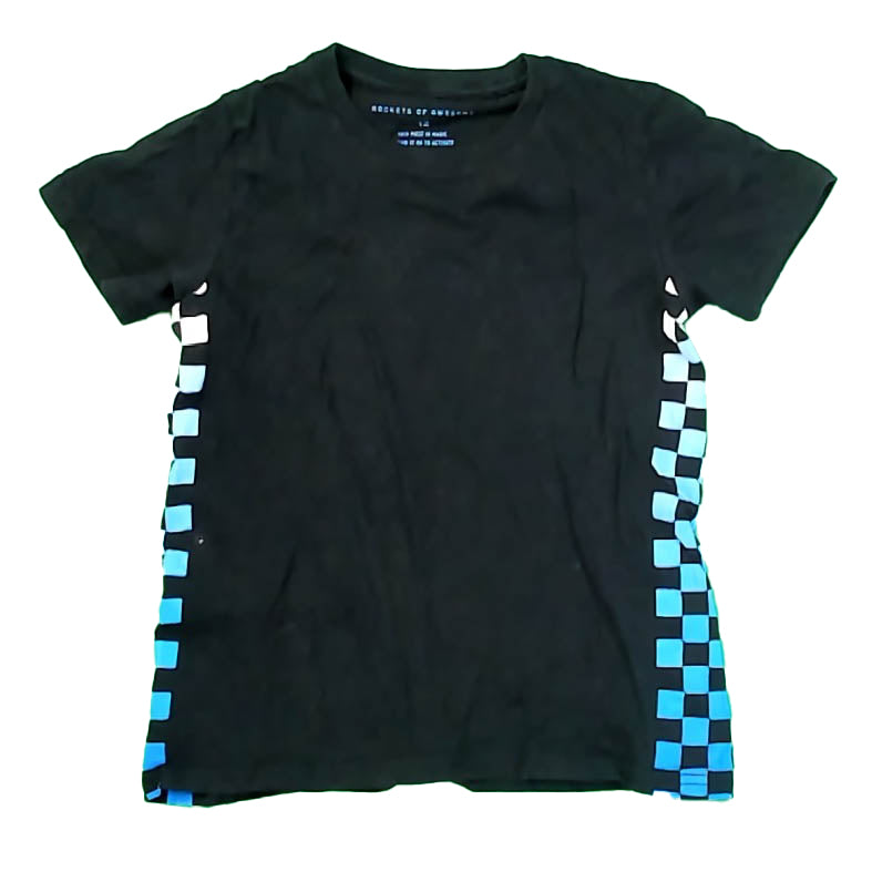 Rockets Of Awesome Boys Black T-Shirt Size: 12 Years Black