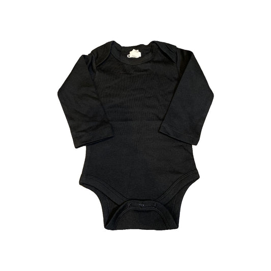 Colored Organics Unisex Black Onesie Size: 6-12 months Black