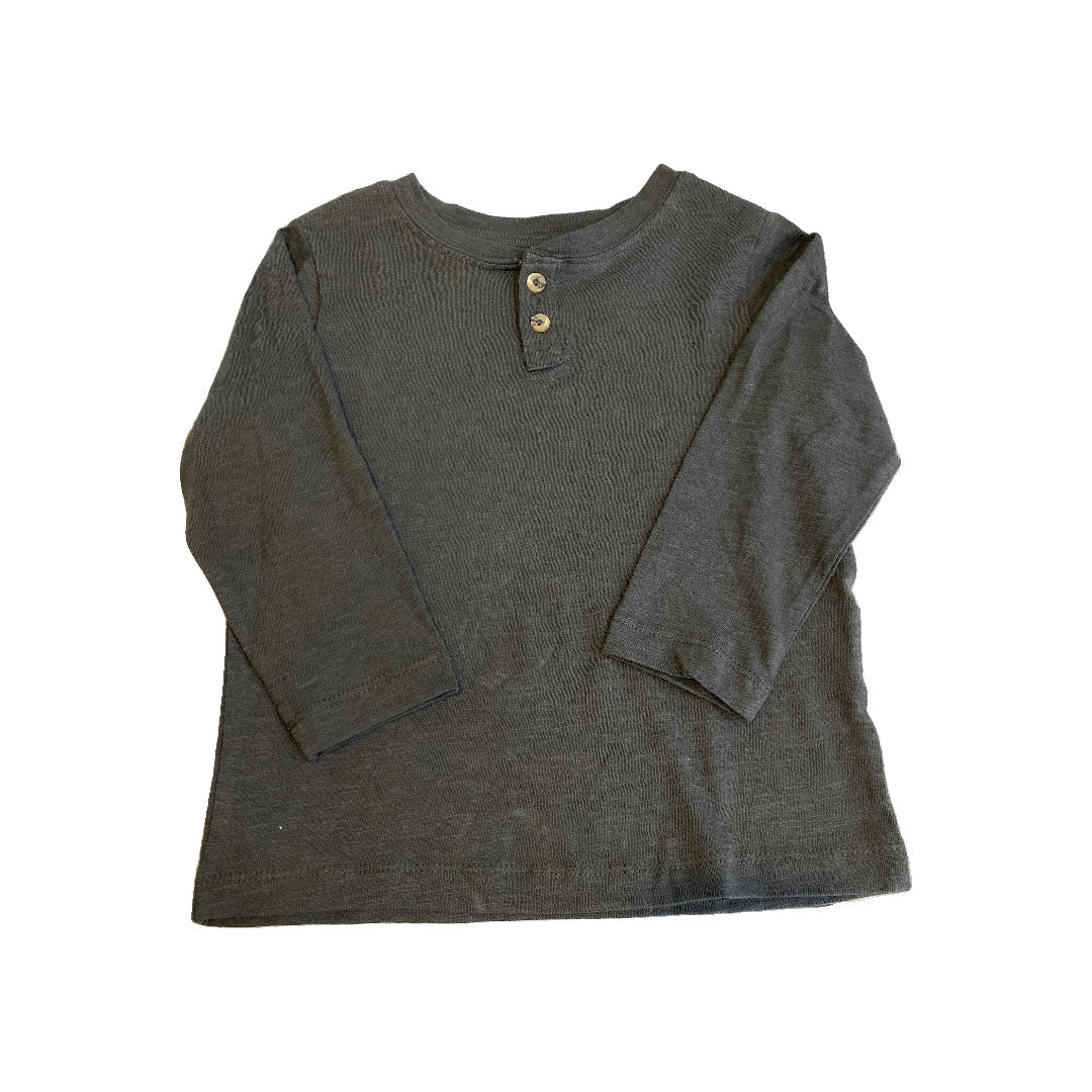 H&M Boys Black Long Sleeve Shirt Size: 2T Black