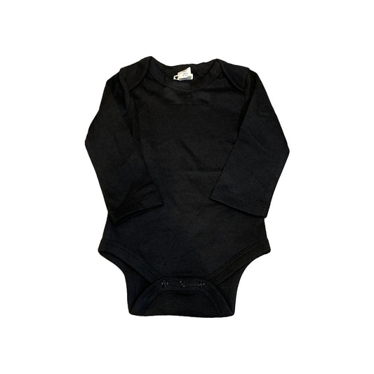 Colored Organics Unisex Black Onesie Size: 6-12 months Black