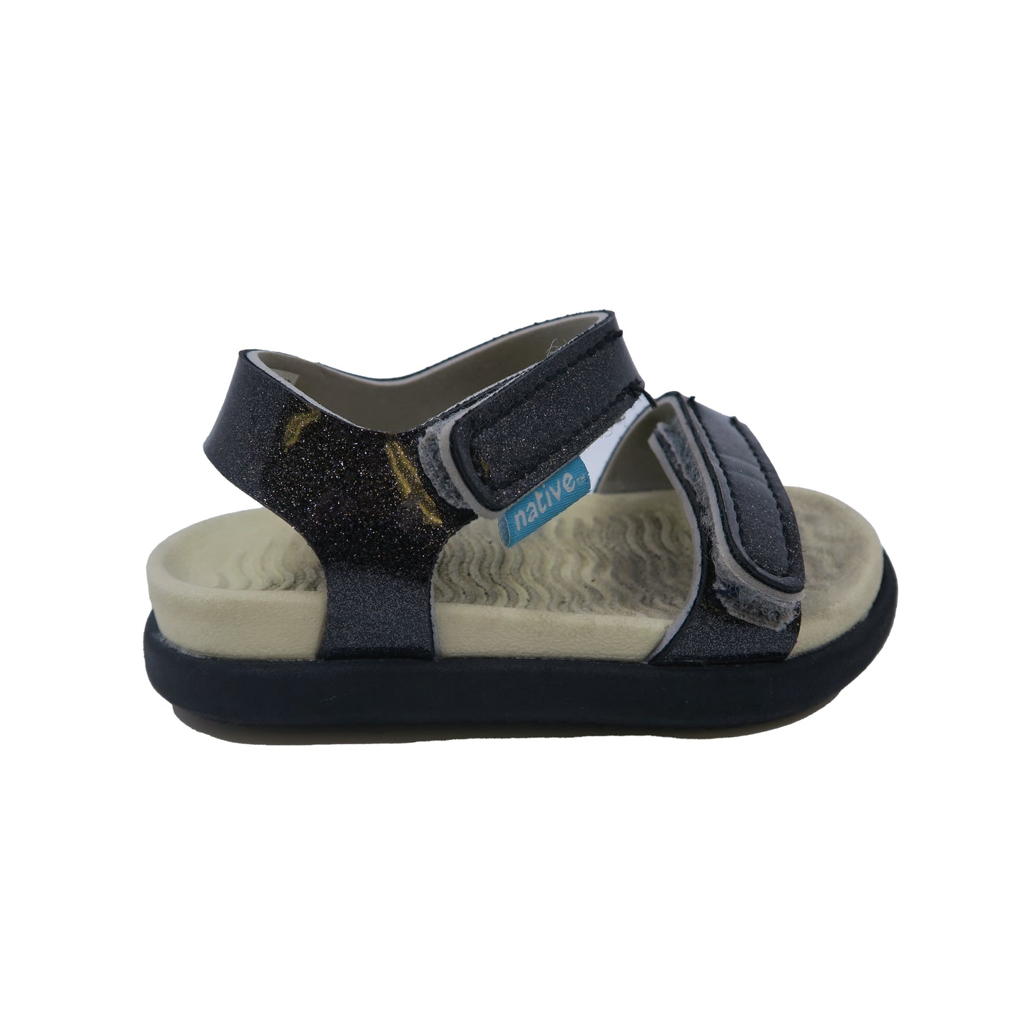 Native Girls Black Sandals Size: 4 Infant Black