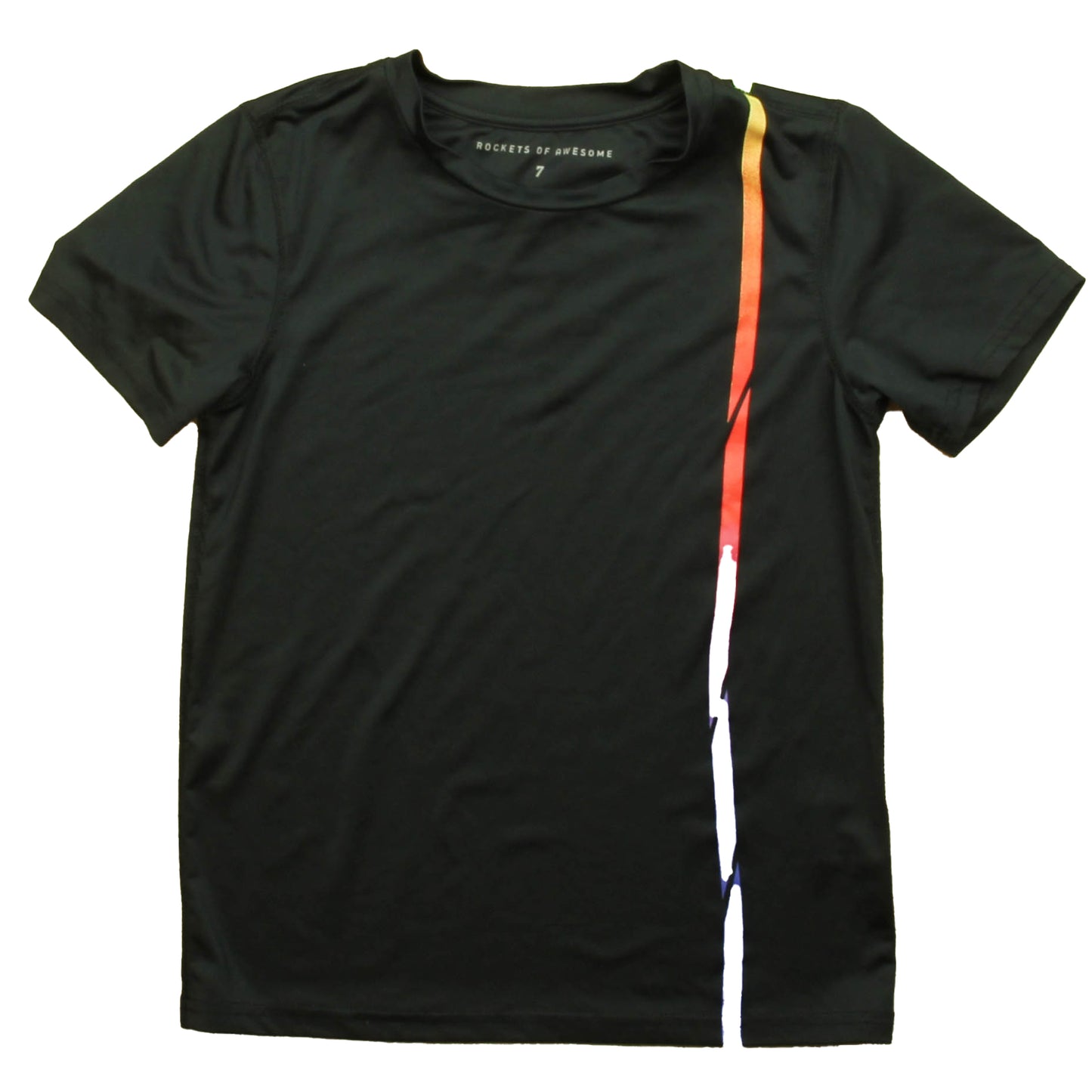 Rockets Of Awesome Boys Black Athletic Top Size: 7 Years Black
