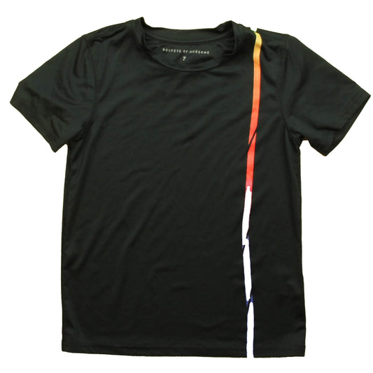 Rockets Of Awesome Boys Black Athletic Top Size: 7 Years Black